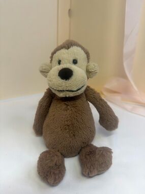 Jellycat Brown and Cream Plush Monkey Toy